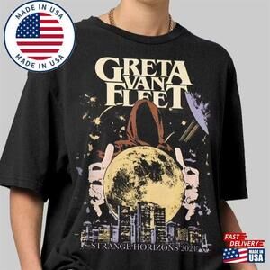 Greta Van Fleet Tour Shirt T-Shirt Strange Horizons  Unisex
